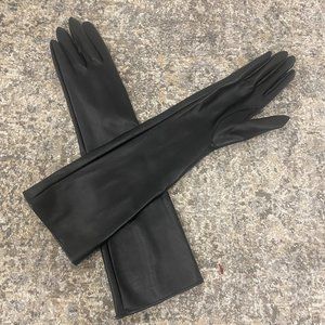 Eloquii Black Leather Opera Gloves